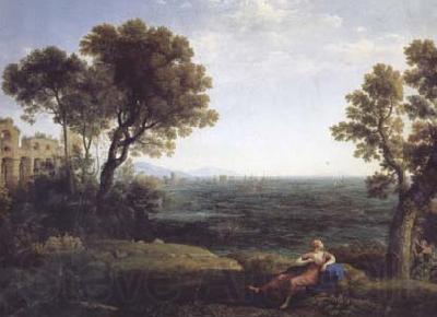 Claude Lorrain Ariadne and Bacchus on Naxos (mk17) France oil painting art